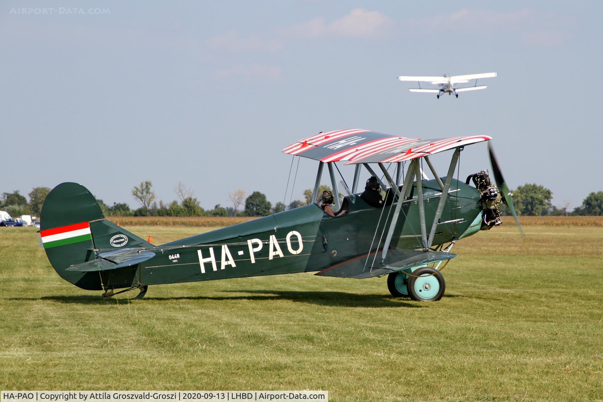 HA-PAO, 1954 PZL-Okecie CSS-13 (Polikarpov Po-2) C/N 0448, LHBD - Börgönd Airport, Hungary. 2020 Airshow