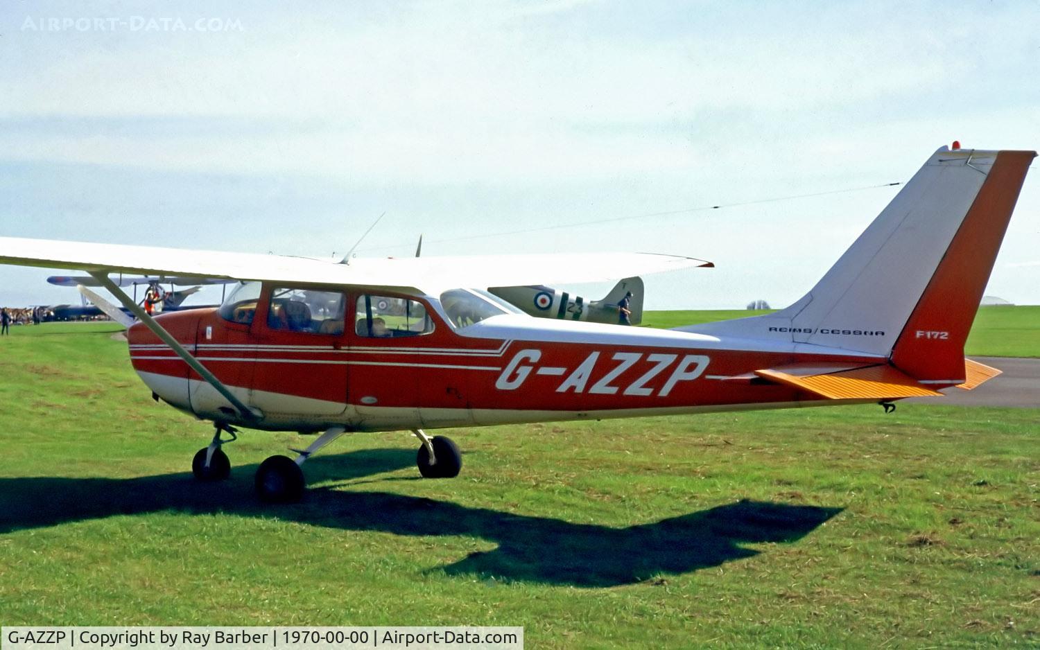 G-AZZP, 1970 Reims F172H Skyhawk C/N 0730, G-AZZP   R/Cessna F.172H [0730] (Place & Date unknown) '@ 1970's