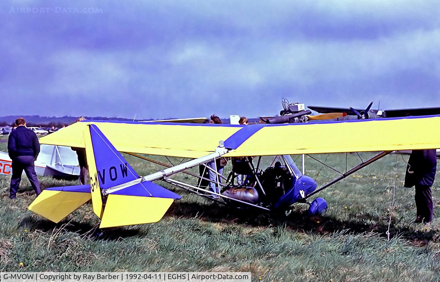G-MVOW, 1989 Thruster TST MK1 C/N 8029-TST-119, G-MVOW   Thruster TST Mk.1 [8029-TST-119] Henstridge~G 11/04/1992