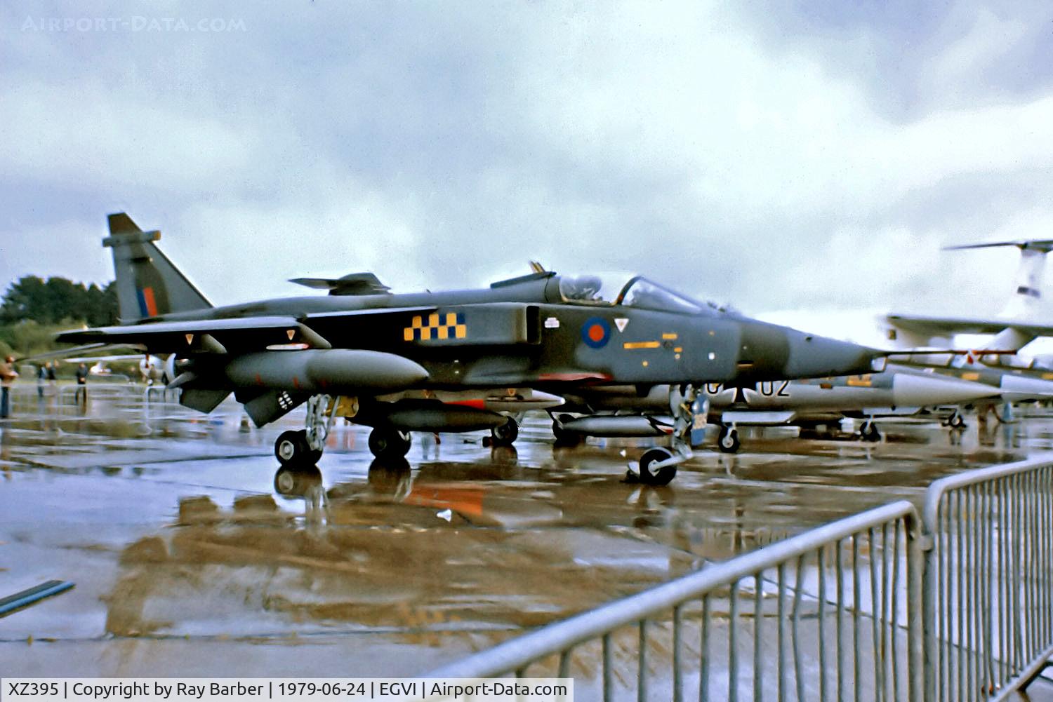 XZ395, 1977 Sepecat Jaguar GR.1 C/N S.160, XZ395   Sepecat Jaguar GR.1 [S-160] (Royal Air Force) RAF Greenham Common~G 24/06/1979