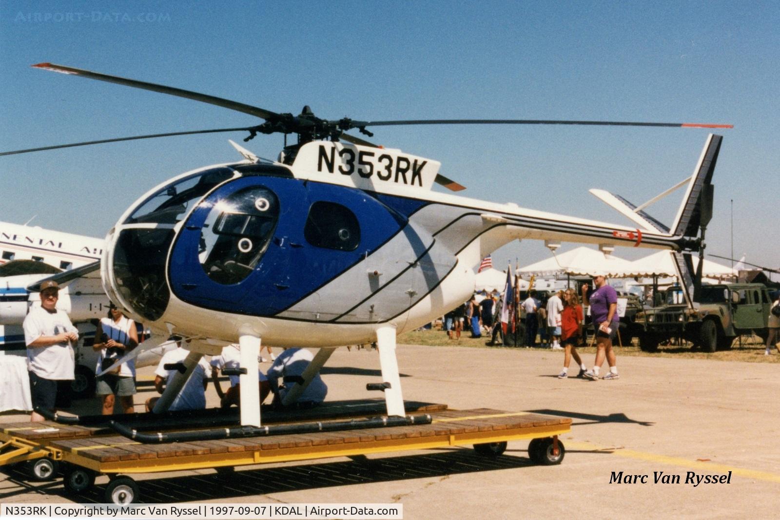 N353RK, Hughes 369A C/N 701435, Fina Airshow 1997.