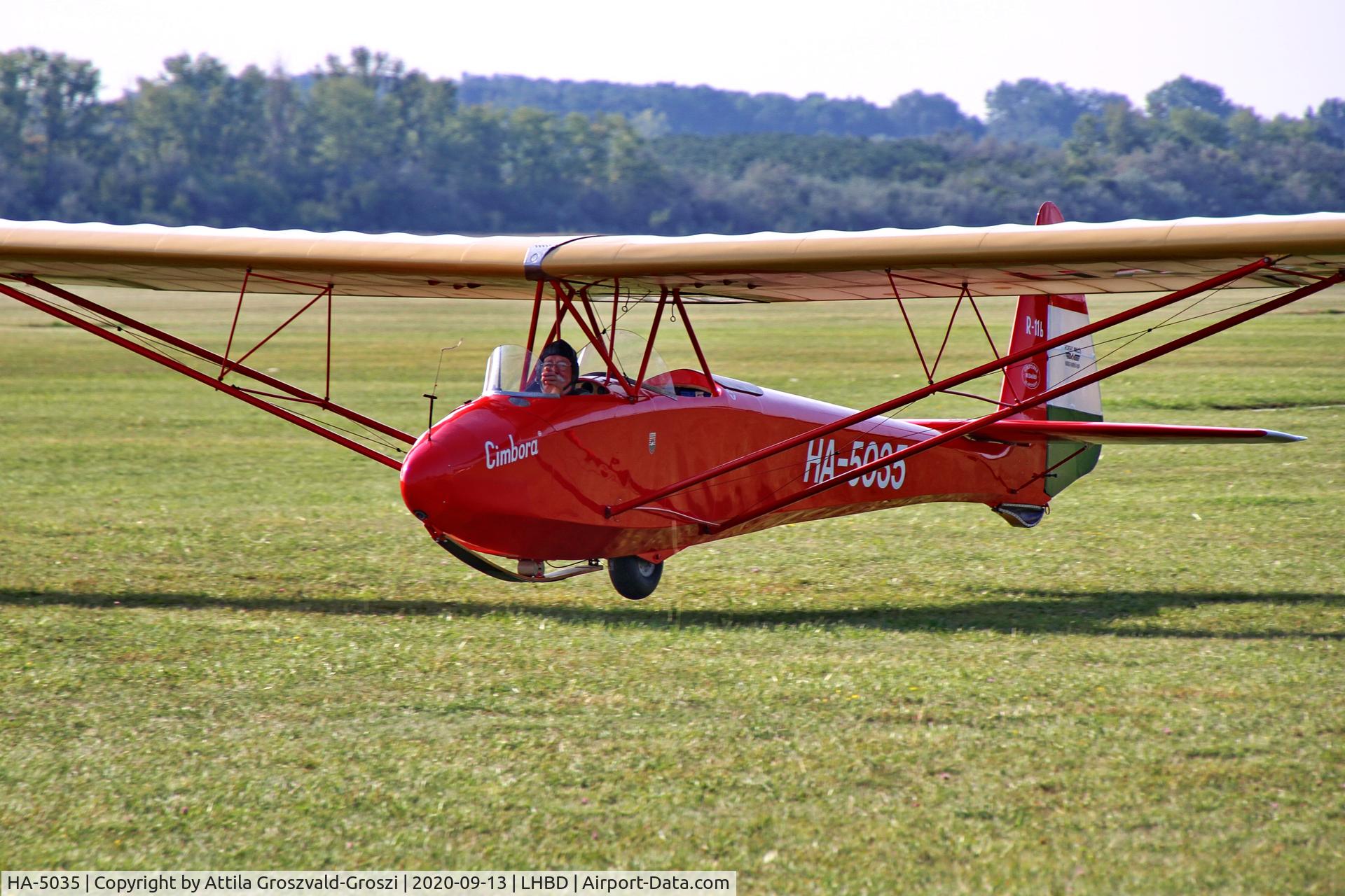 HA-5035, 1984 Rubik R-11b Cimbora 84 C/N F-03, LHBD - Börgönd Airport, Hungary. 2020 Airshow