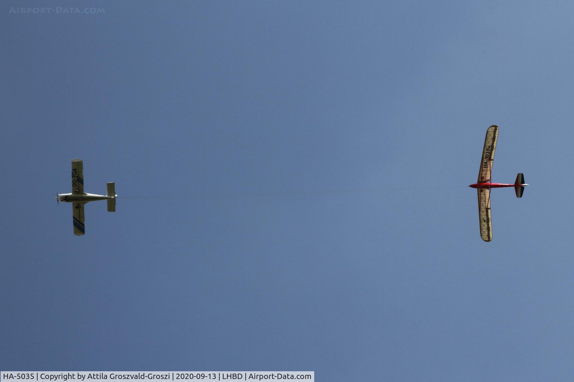 HA-5035, 1984 Rubik R-11b Cimbora 84 C/N F-03, LHBD - Börgönd Airport, Hungary. 2020 Airshow