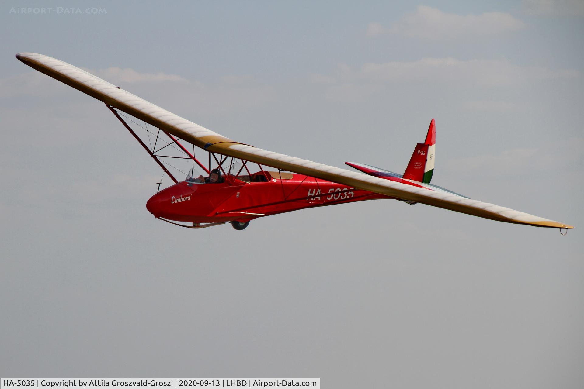 HA-5035, 1984 Rubik R-11b Cimbora 84 C/N F-03, LHBD - Börgönd Airport, Hungary. 2020 Airshow