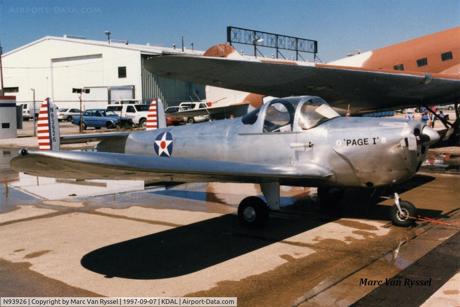 N93926, 1946 Engineering & Research 415-C C/N 1249, Fina Airshow 1997.