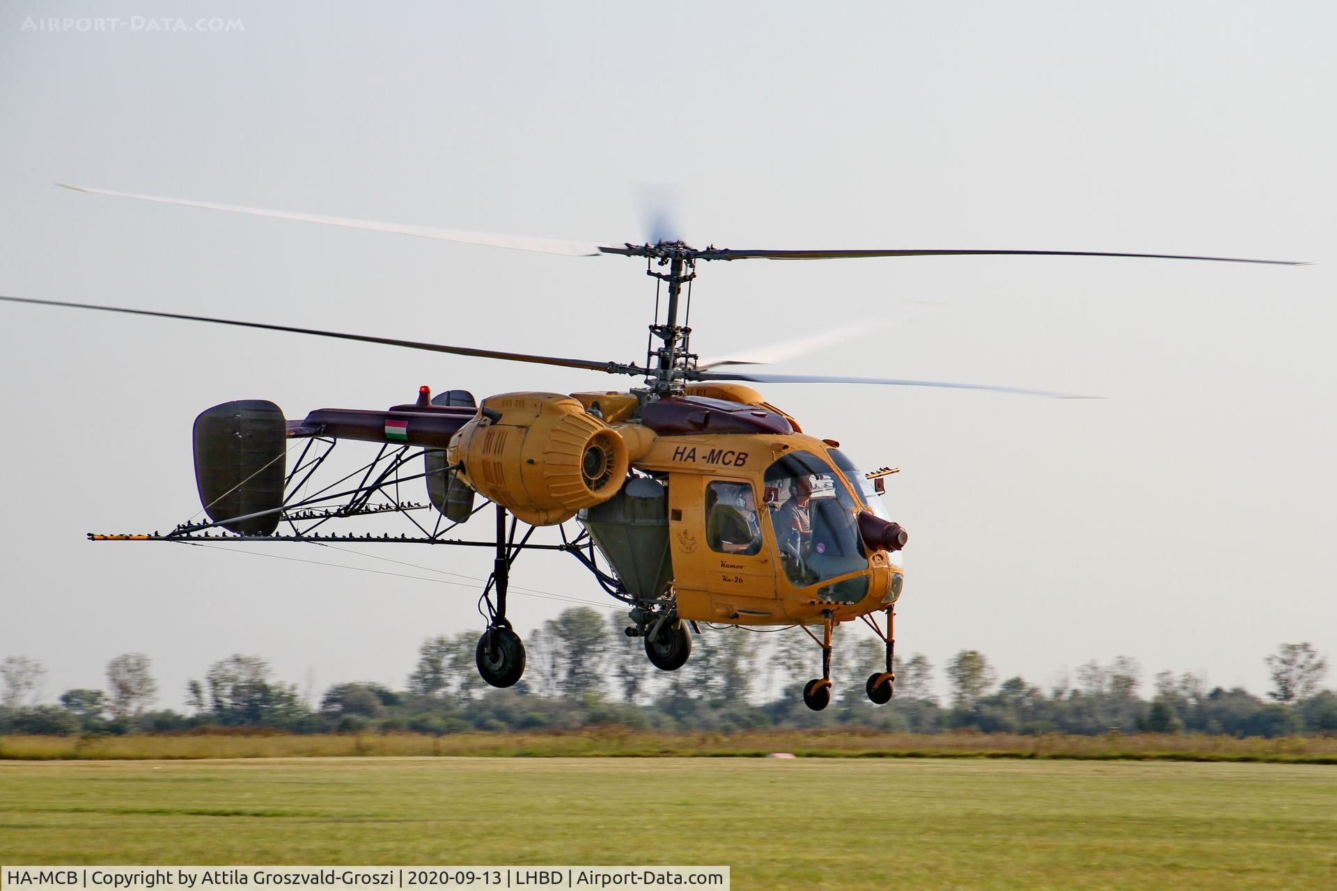 HA-MCB, Kamov Ka-26 Hoodlum C/N 7303410, LHBD - Börgönd Airport, Hungary. 2020 Airshow