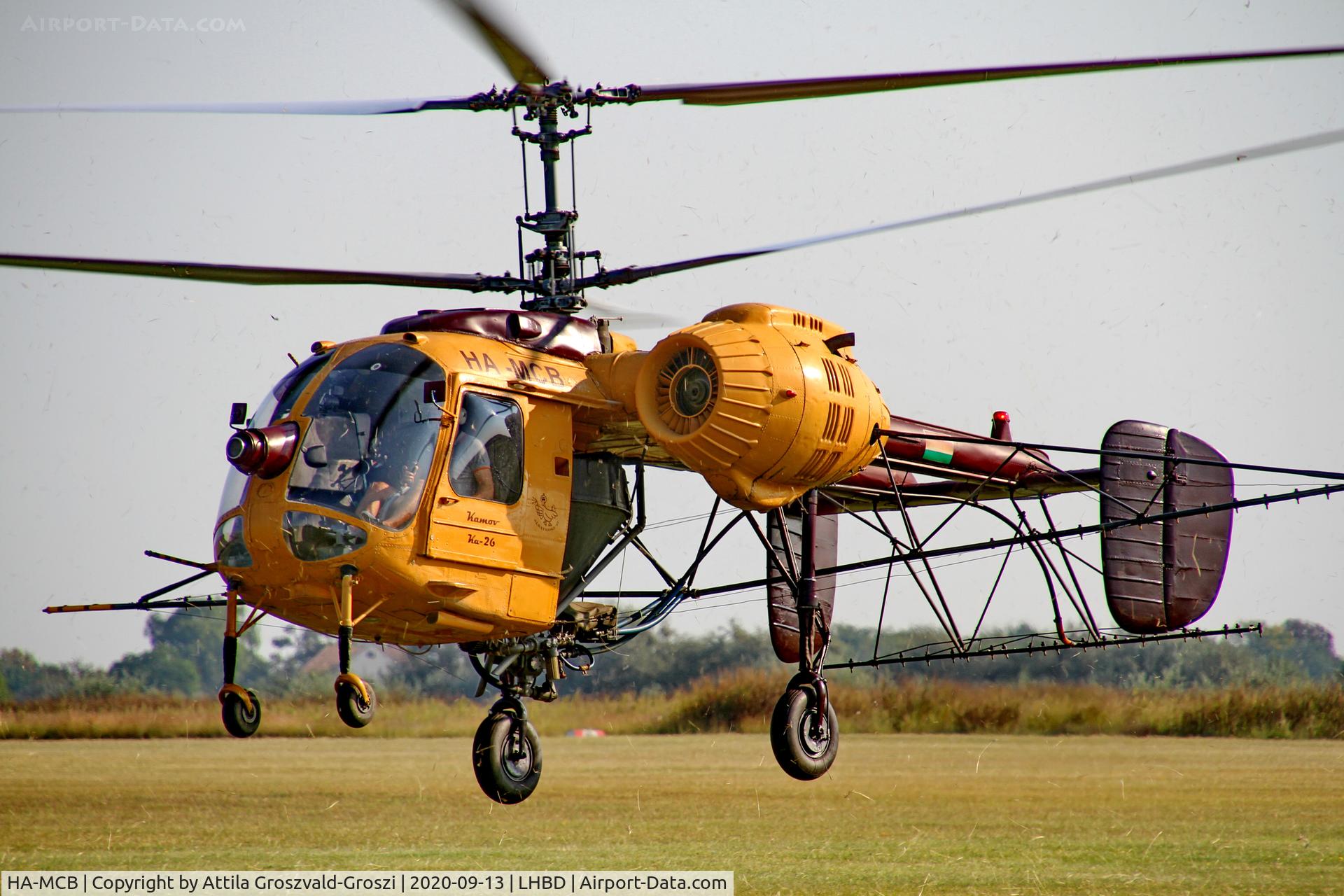 HA-MCB, Kamov Ka-26 Hoodlum C/N 7303410, LHBD - Börgönd Airport, Hungary. 2020 Airshow