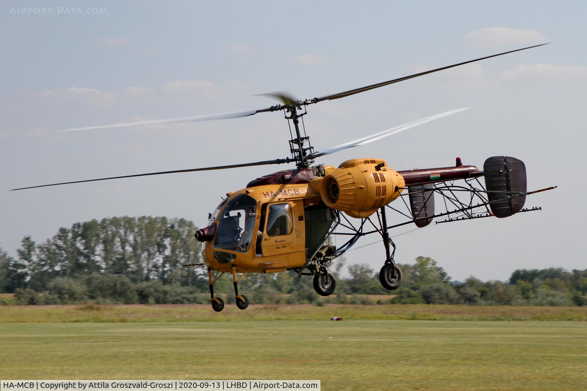 HA-MCB, Kamov Ka-26 Hoodlum C/N 7303410, LHBD - Börgönd Airport, Hungary. 2020 Airshow