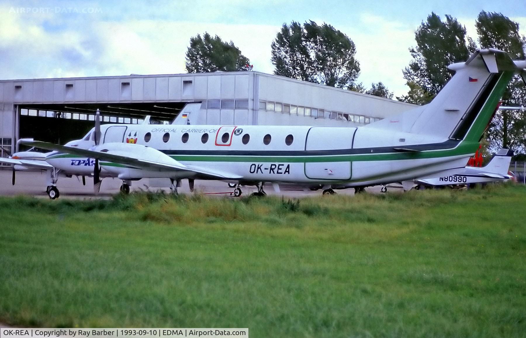 OK-REA, 1986 Beech 1900C C/N UB-56, OK-REA   Beech 1900C [UB-56] (Topair) Augsburg~G 10/09/1993