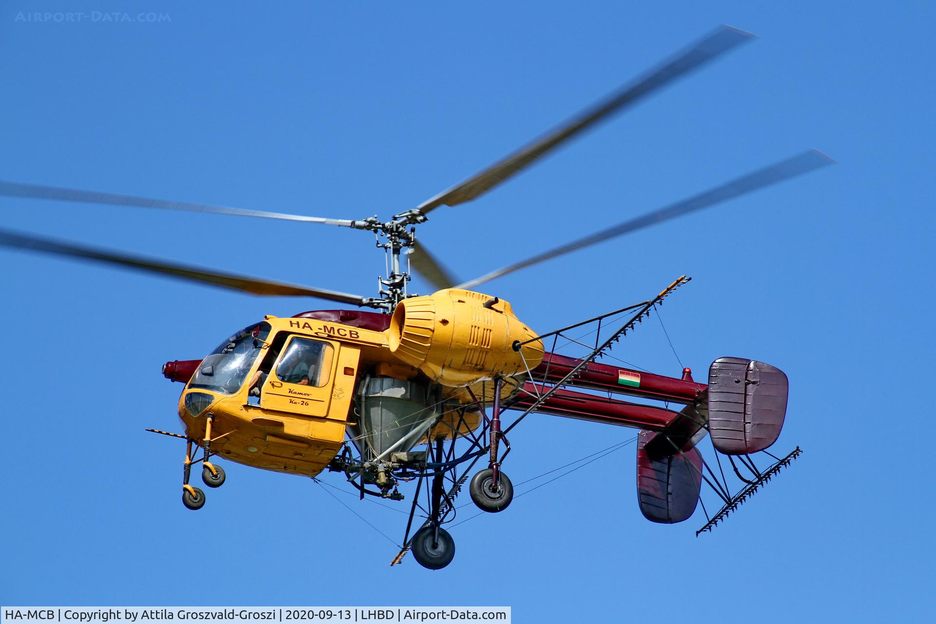HA-MCB, Kamov Ka-26 Hoodlum C/N 7303410, LHBD - Börgönd Airport, Hungary. 2020 Airshow