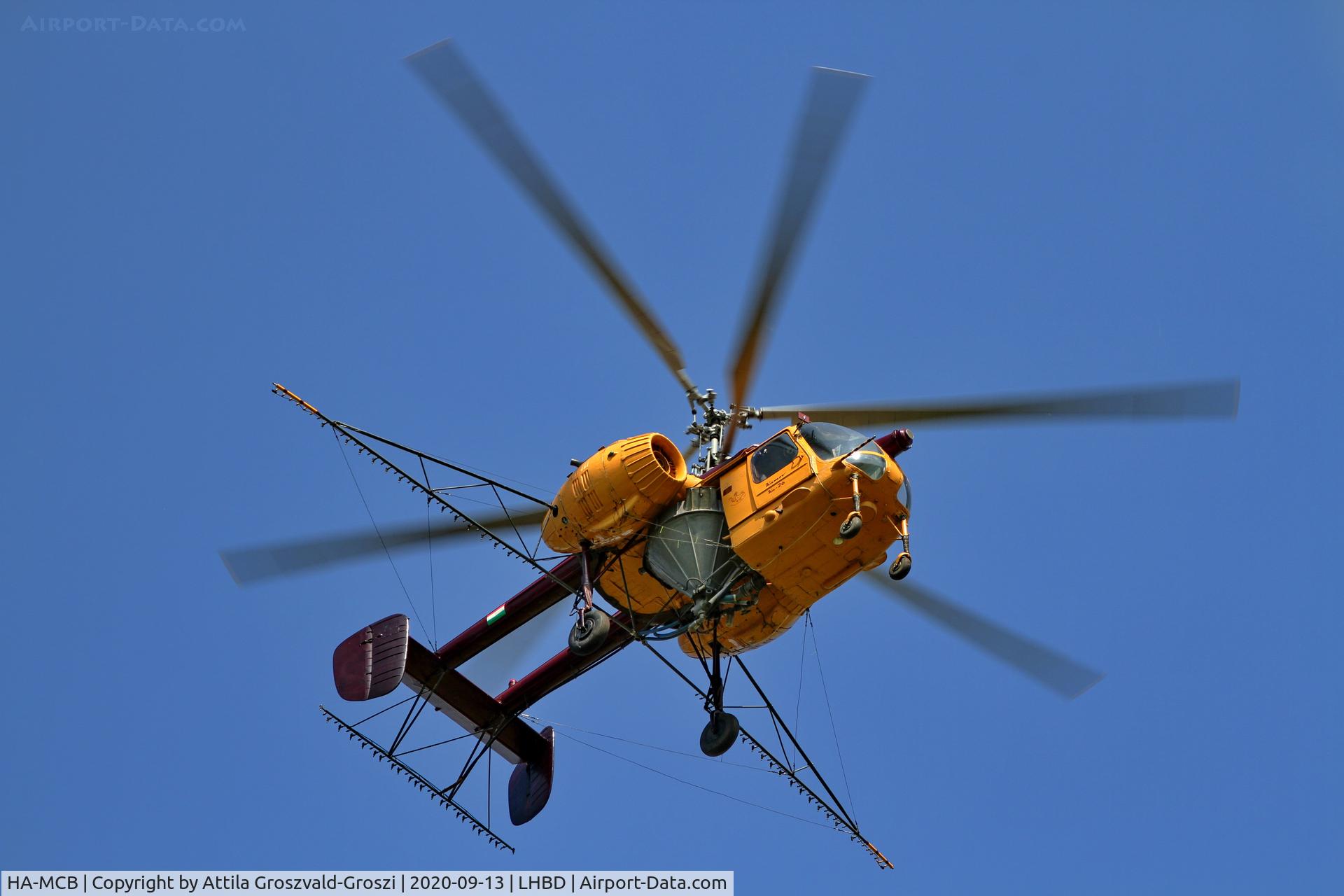 HA-MCB, Kamov Ka-26 Hoodlum C/N 7303410, LHBD - Börgönd Airport, Hungary. 2020 Airshow