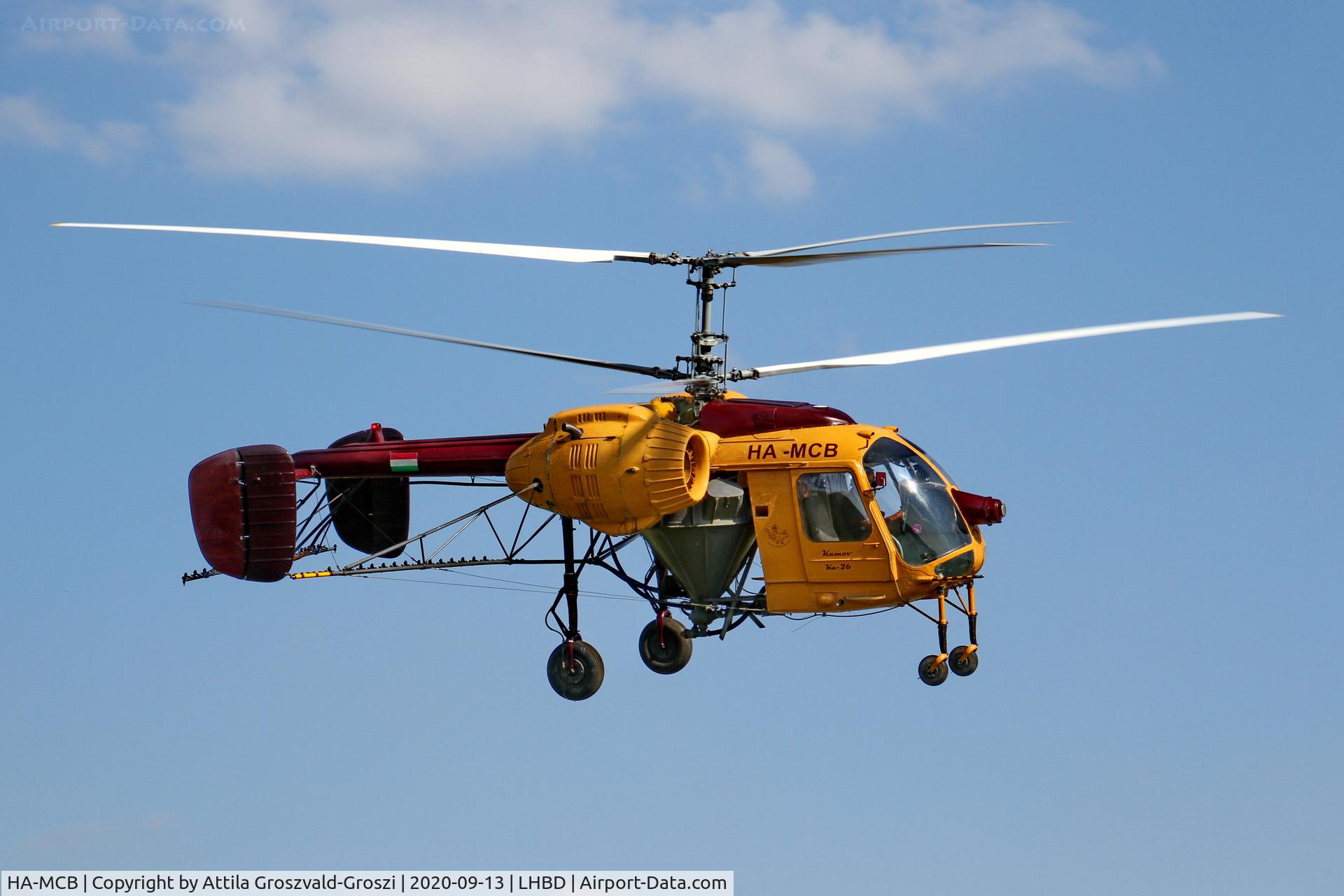HA-MCB, Kamov Ka-26 Hoodlum C/N 7303410, LHBD - Börgönd Airport, Hungary. 2020 Airshow