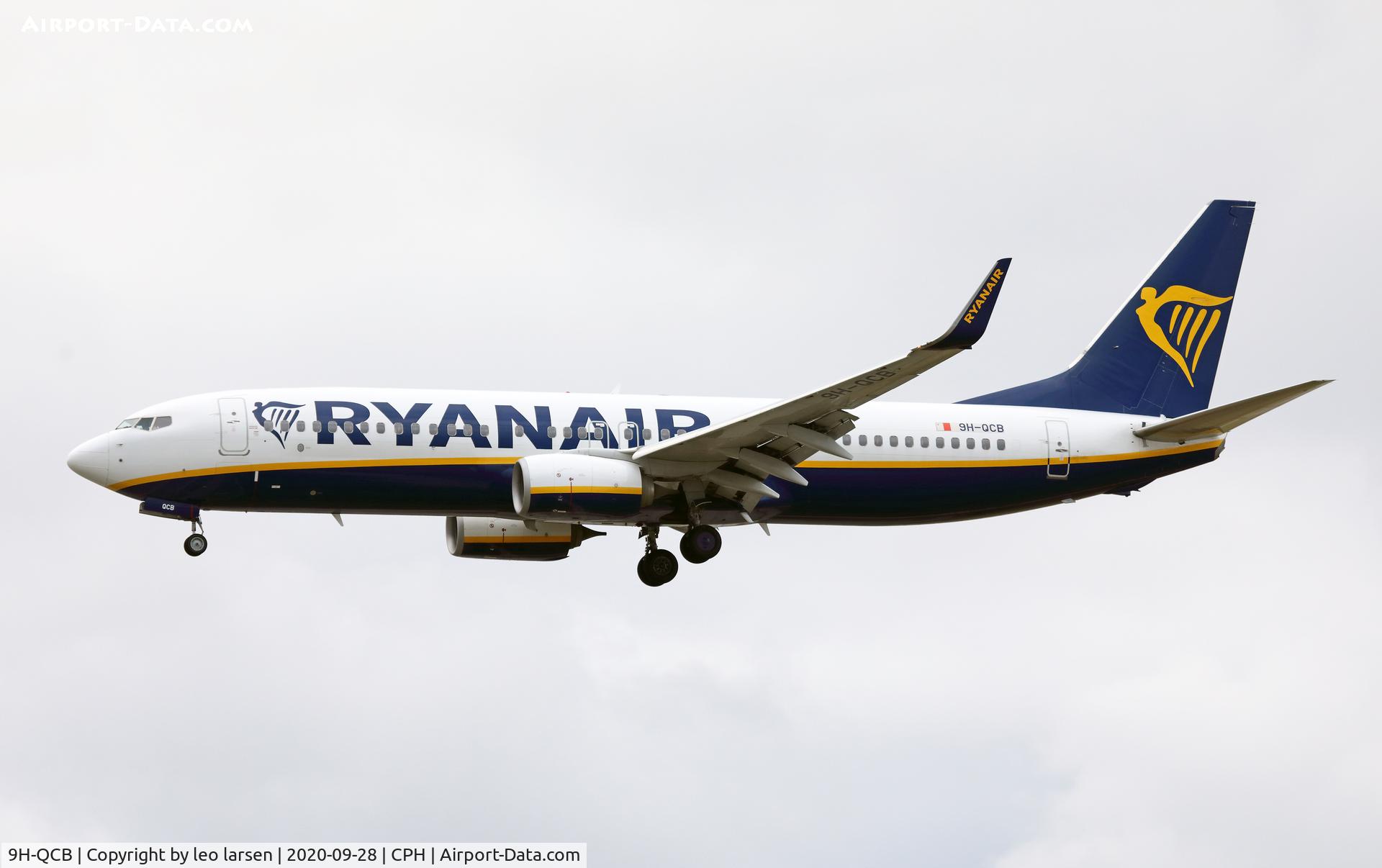 9H-QCB, 2016 Boeing 737-8AS C/N 44723, Copenhagen 28.9.2020