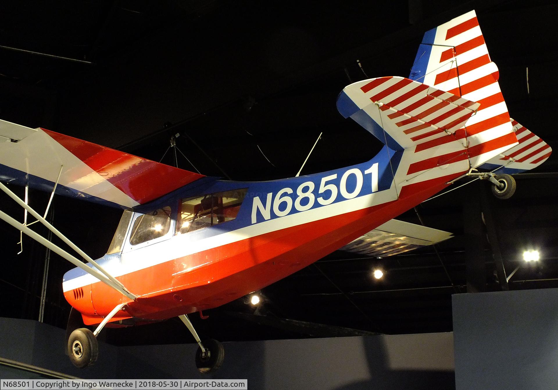 N68501, 1972 Bellanca 8KCAB Decathlon C/N 40-72, Bellanca 8KCAB Decathlon at the Southern Museum of Flight, Birmingham AL