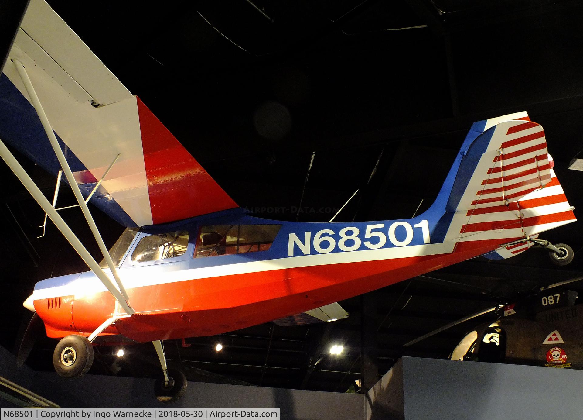 N68501, 1972 Bellanca 8KCAB Decathlon C/N 40-72, Bellanca 8KCAB Decathlon at the Southern Museum of Flight, Birmingham AL