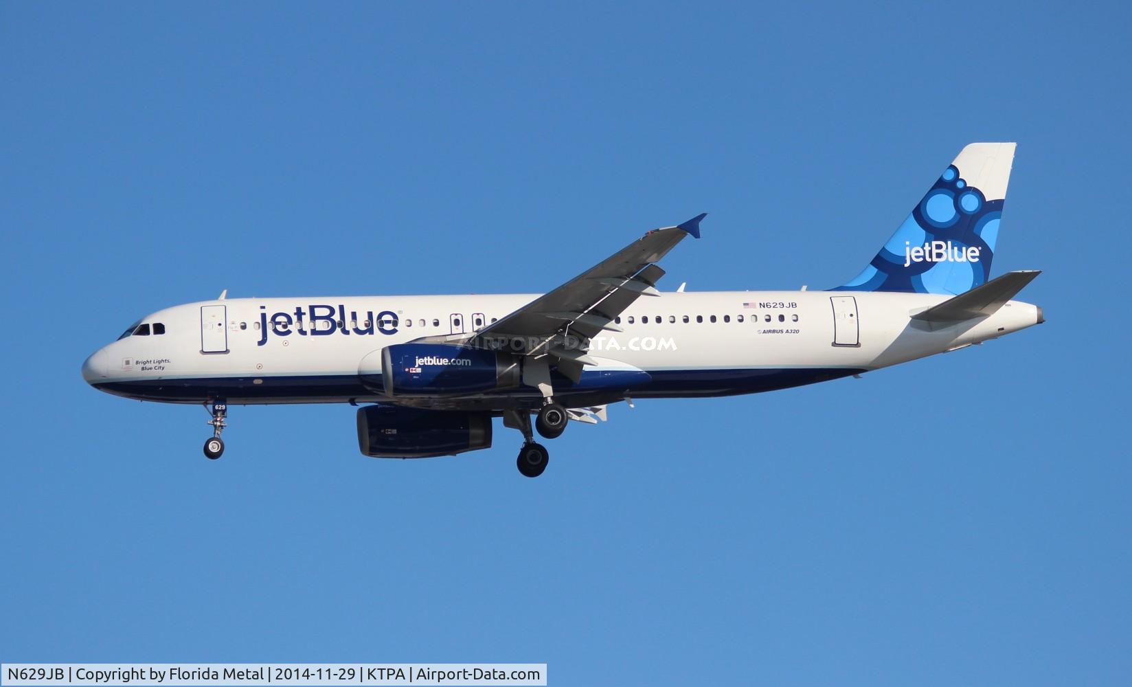 N629JB, 2005 Airbus A320-232 C/N 2580, TPA 2014