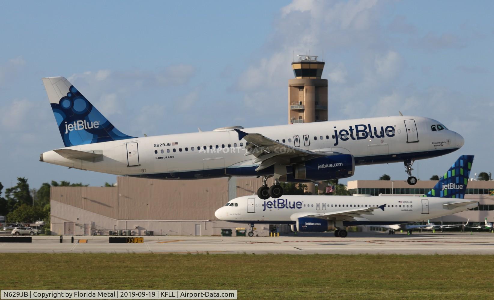 N629JB, 2005 Airbus A320-232 C/N 2580, FLL 2019