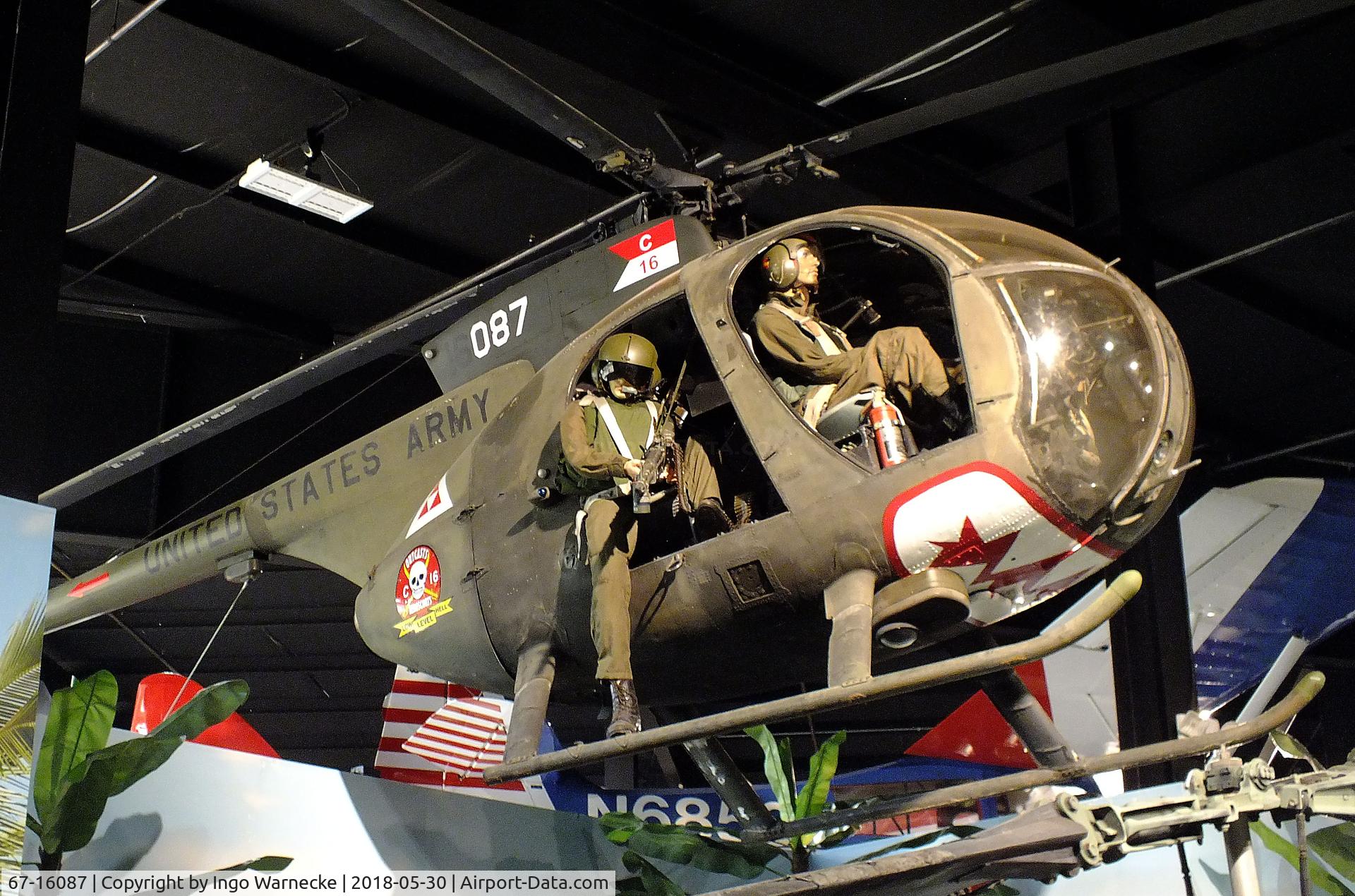 67-16087, 1967 Hughes OH-6A Cayuse C/N 0472, Hughes OH-6A Cayuse at the Southern Museum of Flight, Birmingham AL