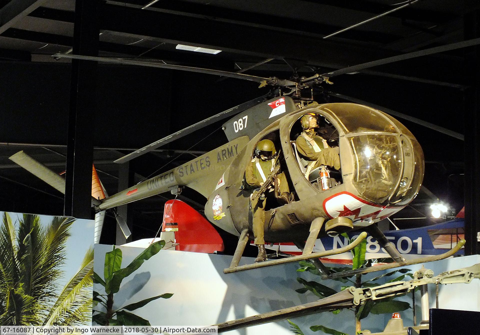 67-16087, 1967 Hughes OH-6A Cayuse C/N 0472, Hughes OH-6A Cayuse at the Southern Museum of Flight, Birmingham AL