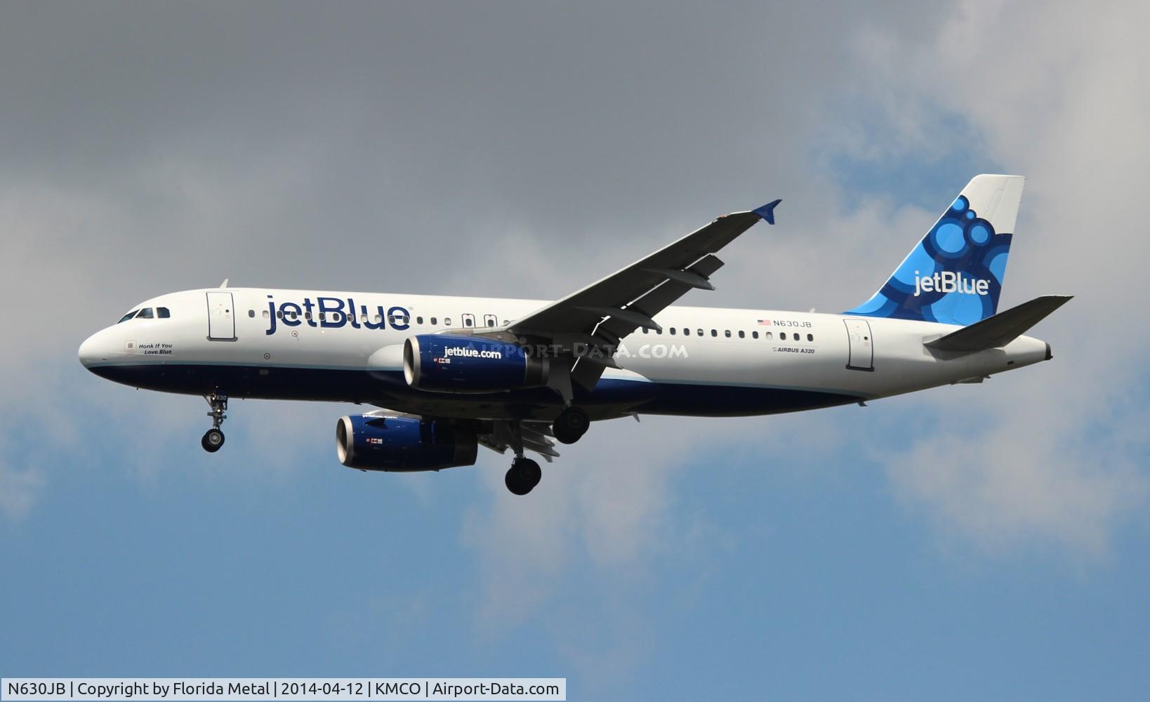 N630JB, 2005 Airbus A320-232 C/N 2640, MCO 2014