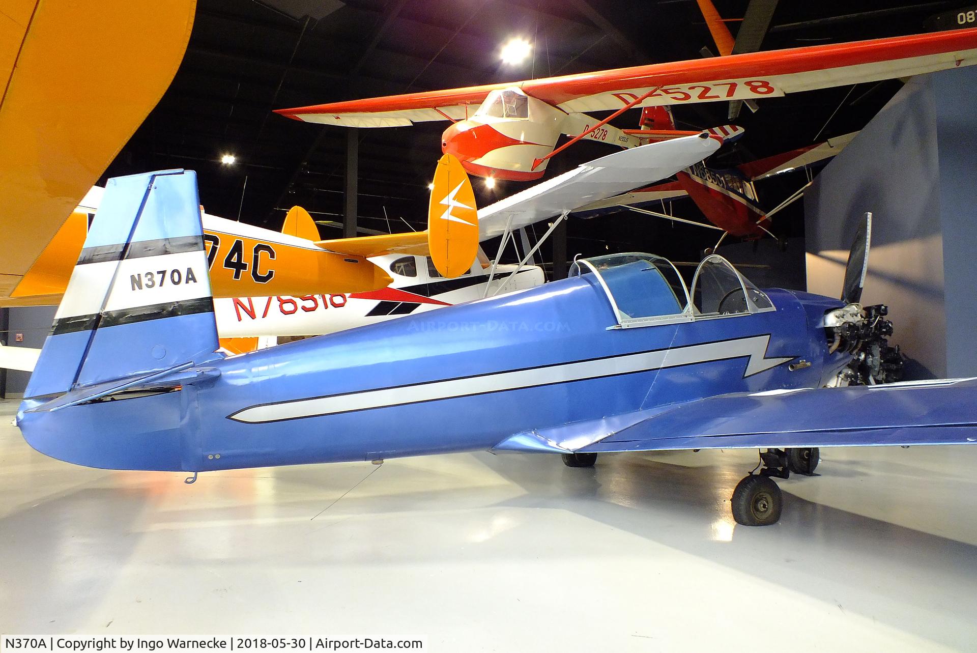 N370A, 1949 Mooney M-18L C/N 31, Mooney M.18L Mite at the Southern Museum of Flight, Birmingham AL