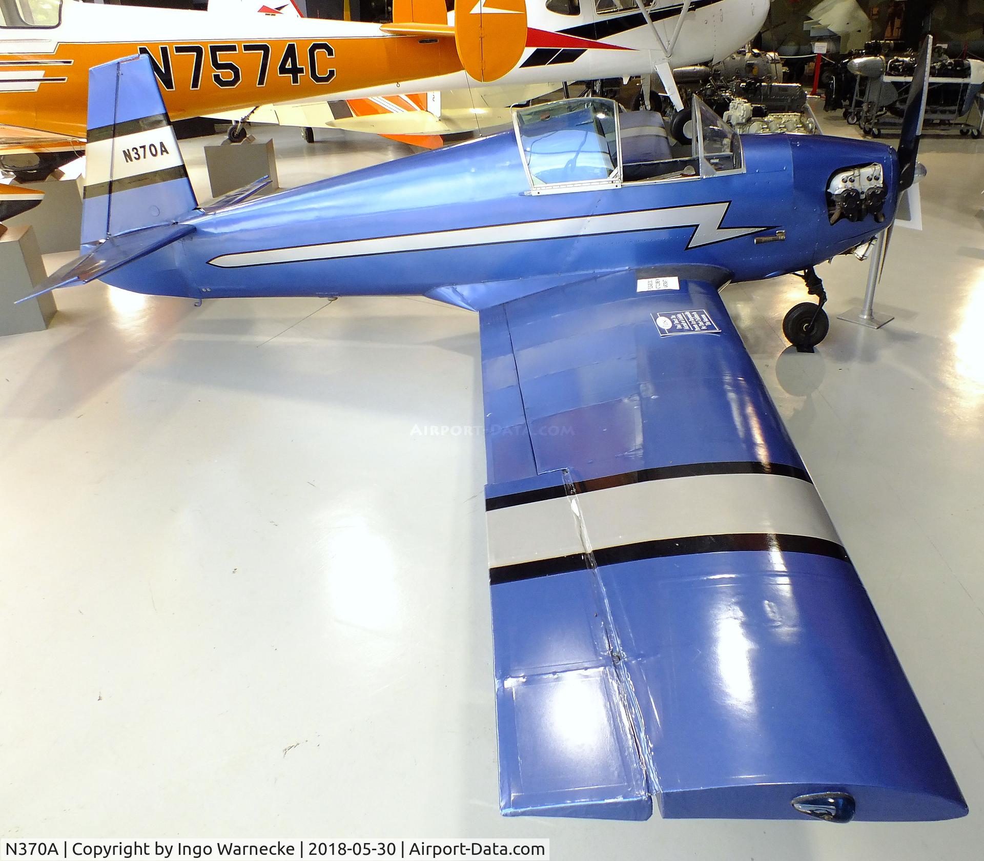 N370A, 1949 Mooney M-18L C/N 31, Mooney M.18L Mite at the Southern Museum of Flight, Birmingham AL