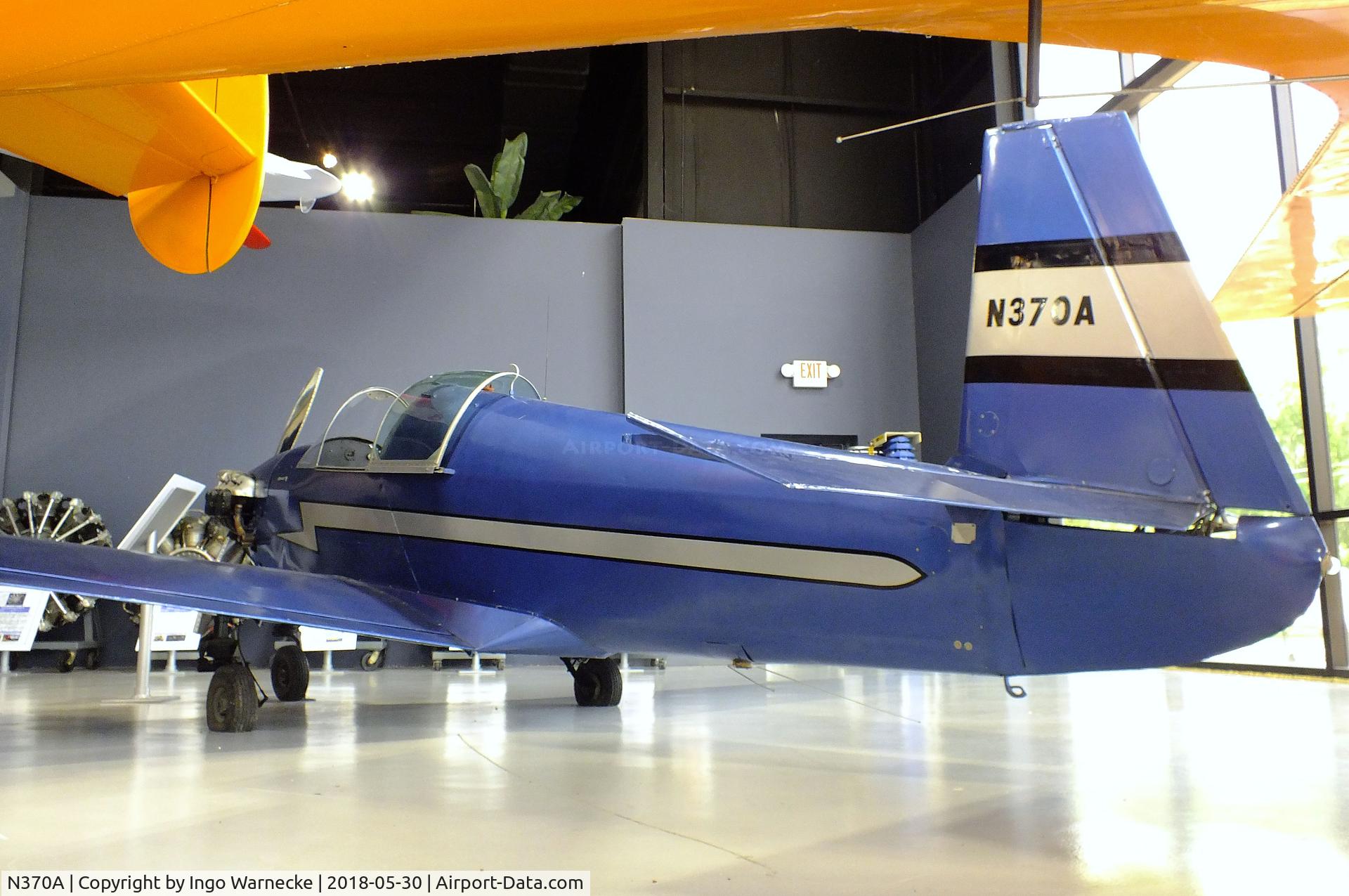 N370A, 1949 Mooney M-18L C/N 31, Mooney M.18L Mite at the Southern Museum of Flight, Birmingham AL