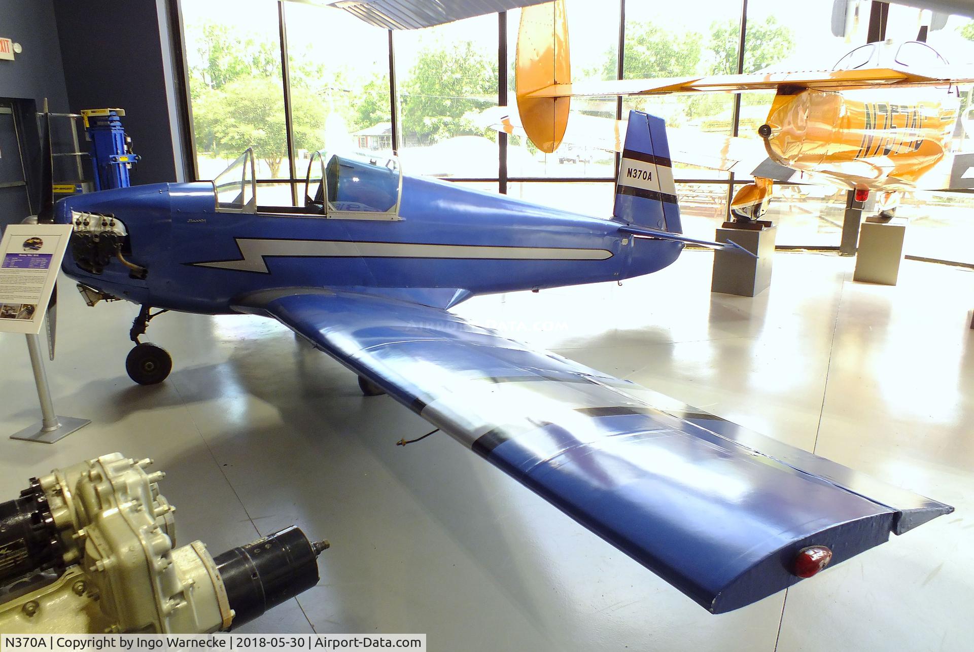 N370A, 1949 Mooney M-18L C/N 31, Mooney M.18L Mite at the Southern Museum of Flight, Birmingham AL