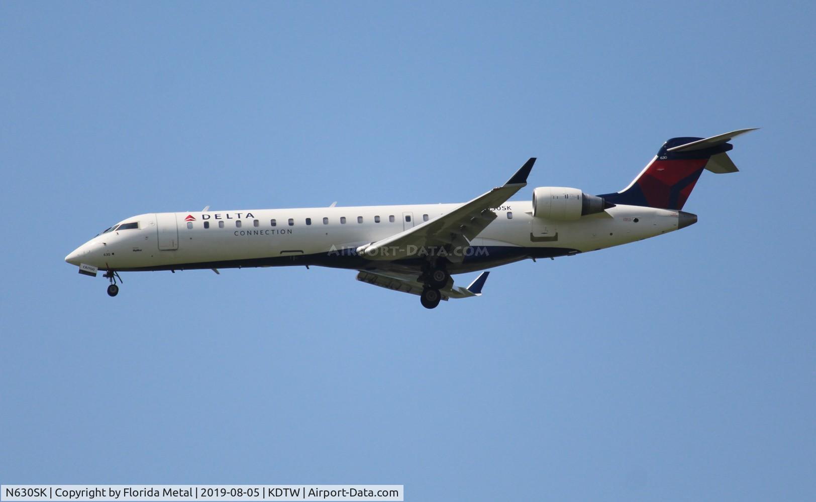 N630SK, 2011 Bombardier CRJ-700 (CL-600-2C10) Regional Jet C/N 10328, DTW 2019