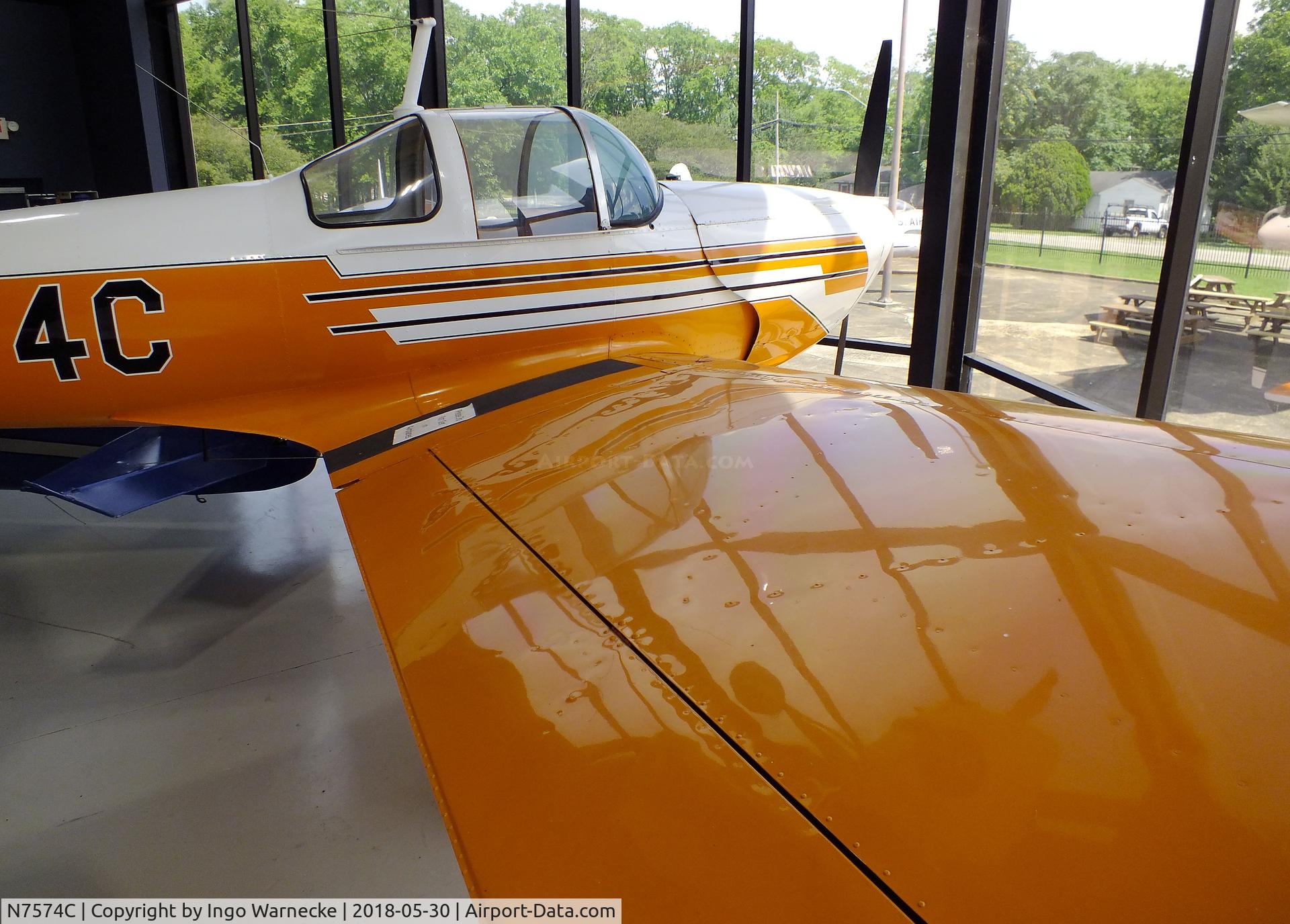 N7574C, 1959 Forney F-1 C/N 5691, Forney (Ercoupe) F-1 Aircoupe at the Southern Museum of Flight, Birmingham AL