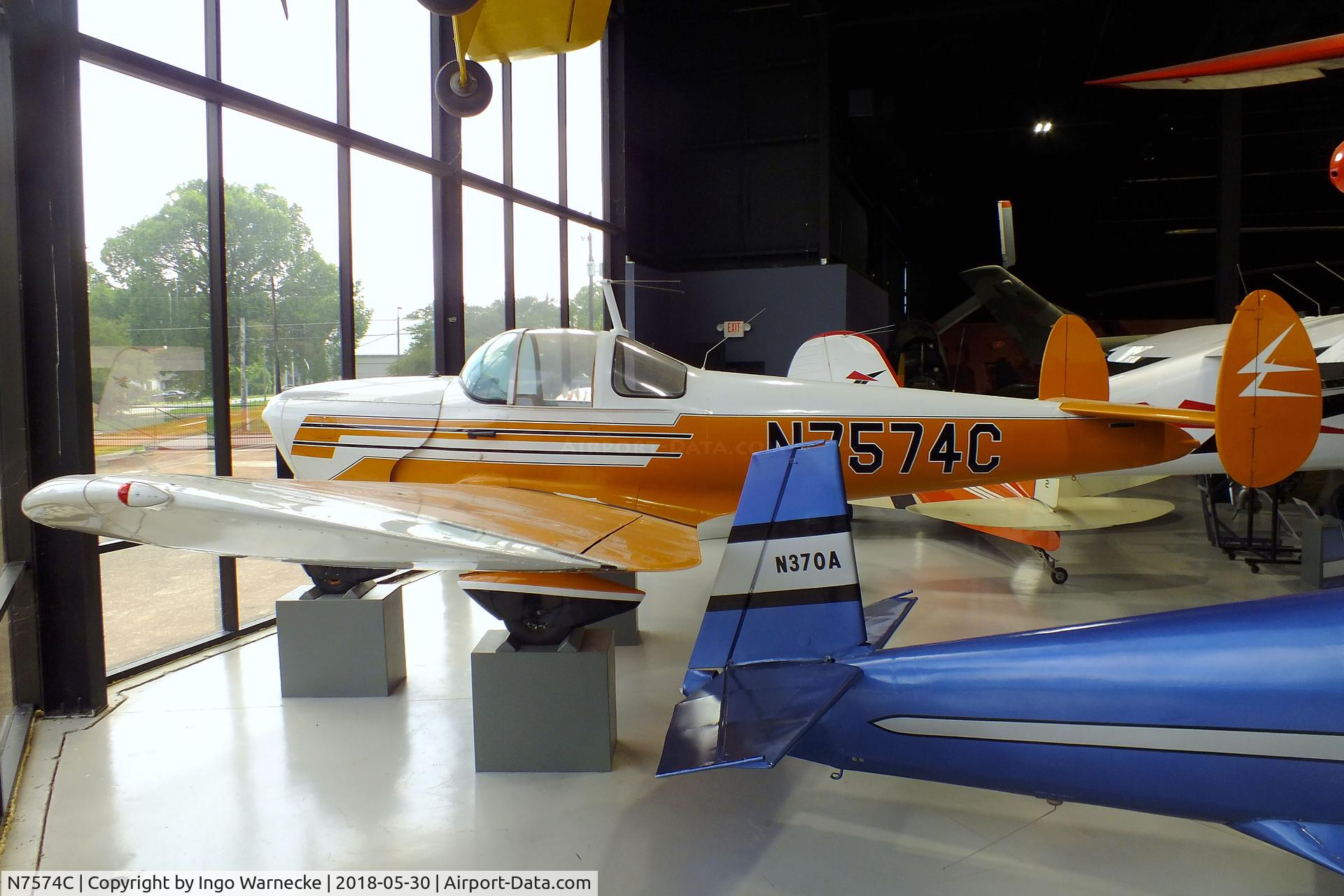 N7574C, 1959 Forney F-1 C/N 5691, Forney (Ercoupe) F-1 Aircoupe at the Southern Museum of Flight, Birmingham AL