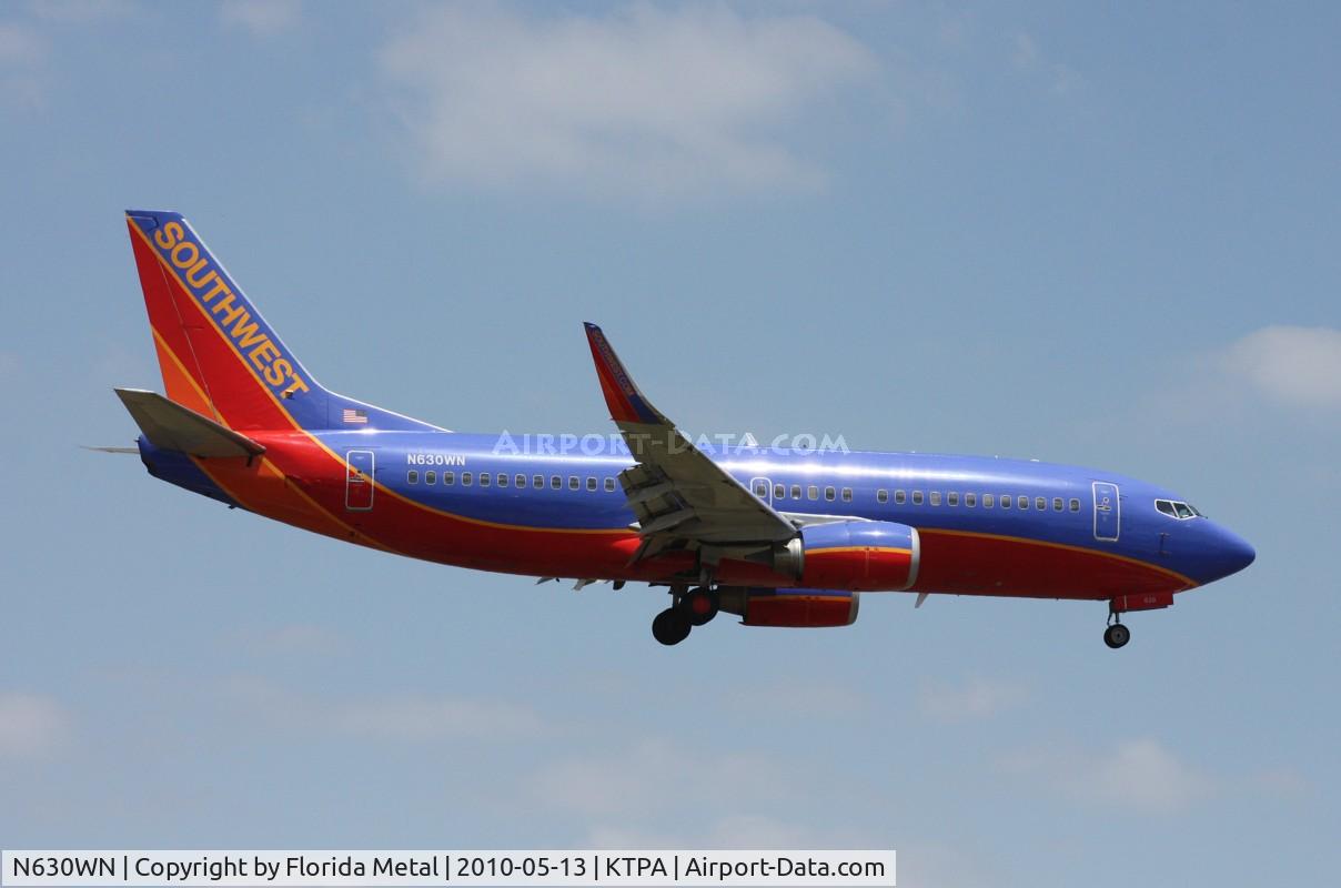 N630WN, 1996 Boeing 737-3H4 C/N 27705, TPA 2010