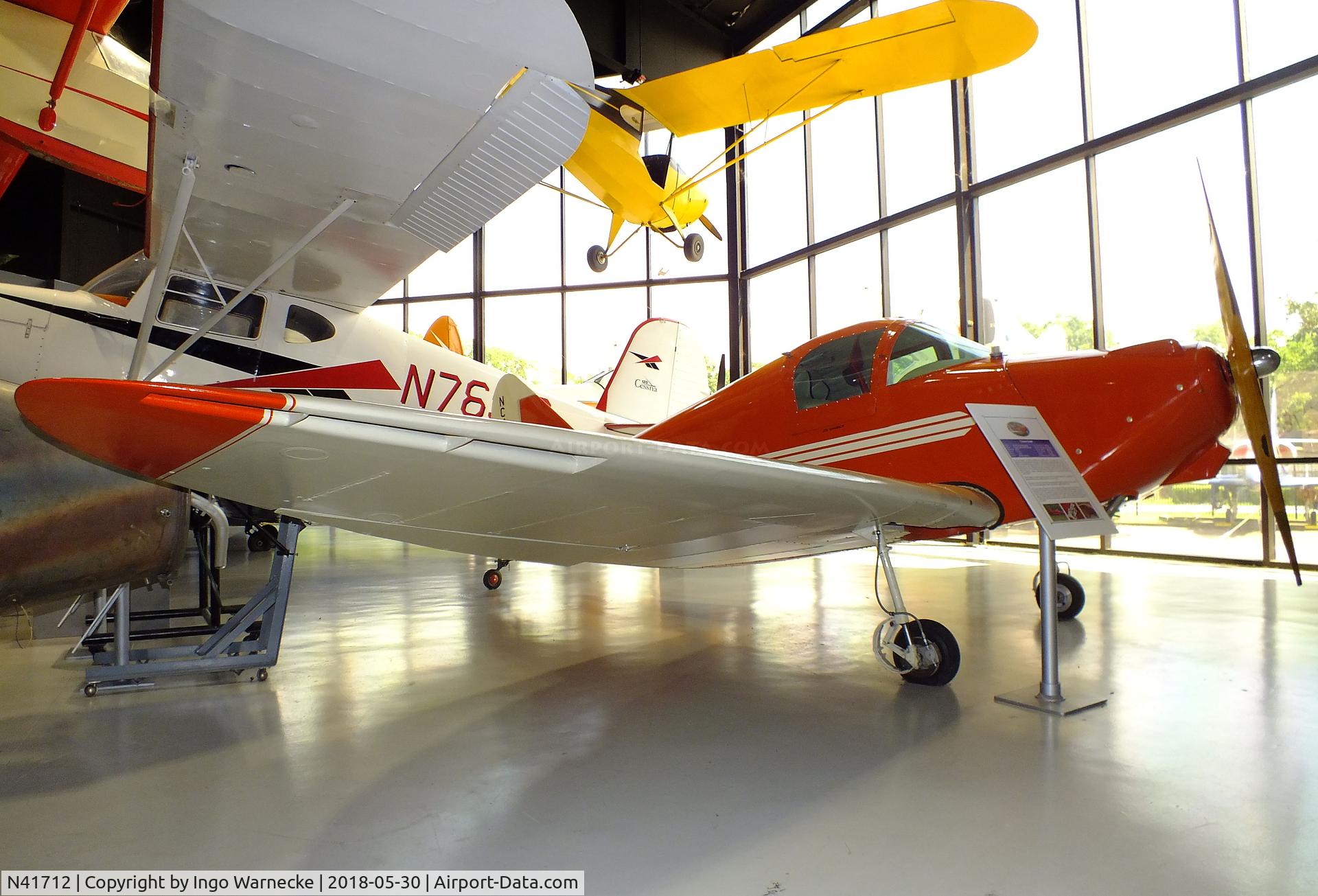 N41712, Culver LCA C/N 419, Culver Cadet LCA at the Southern Museum of Flight, Birmingham AL
