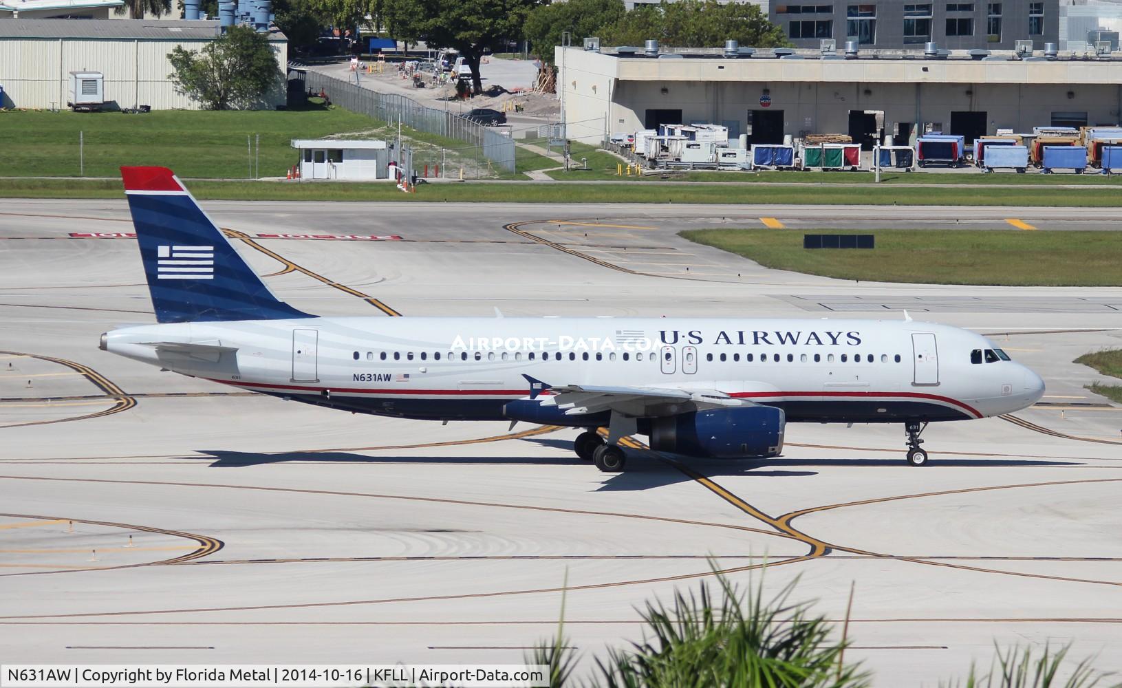 N631AW, 1990 Airbus A320-231 C/N 77, FLL 2014