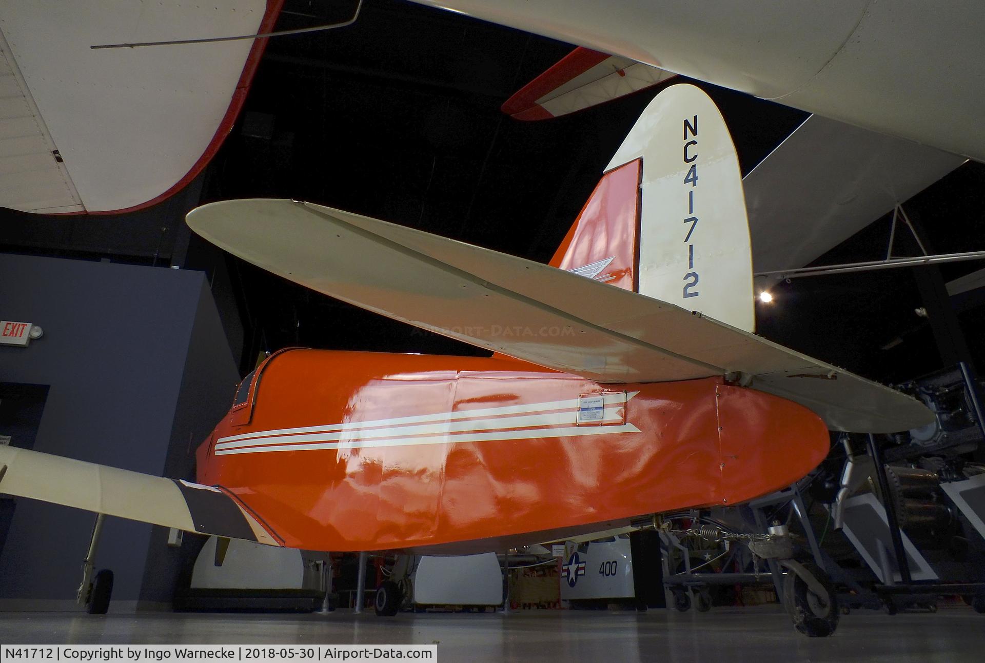 N41712, Culver LCA C/N 419, Culver Cadet LCA at the Southern Museum of Flight, Birmingham AL