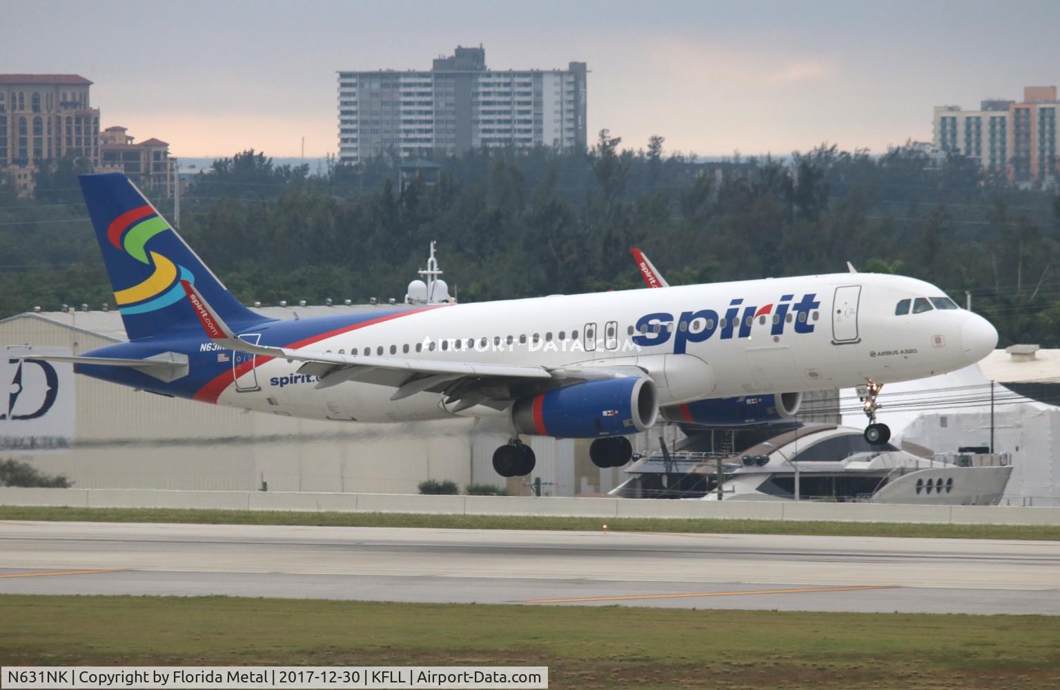 N631NK, 2014 Airbus A320-232 C/N 6327, FLL 2017