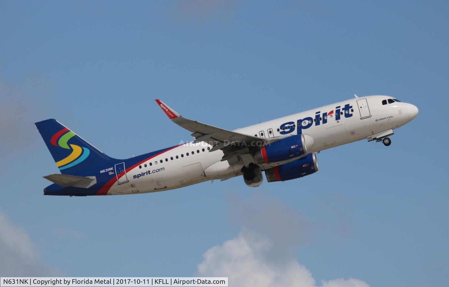 N631NK, 2014 Airbus A320-232 C/N 6327, FLL 2017
