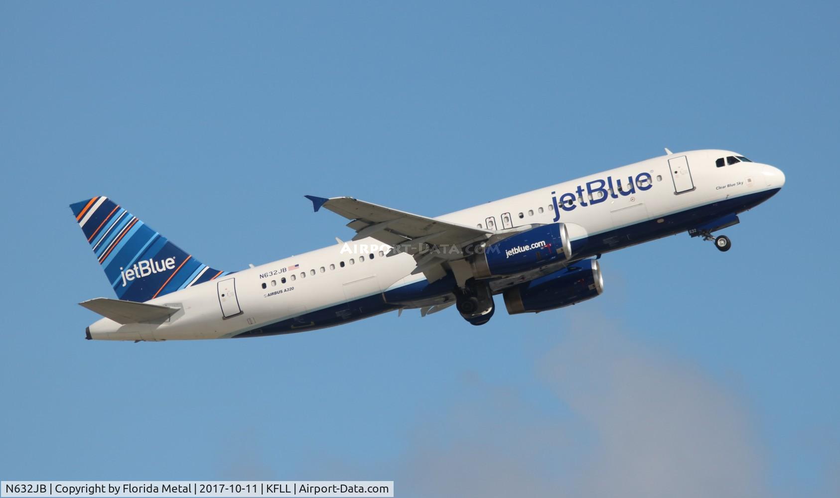 N632JB, 2006 Airbus A320-232 C/N 2647, FLL 2017