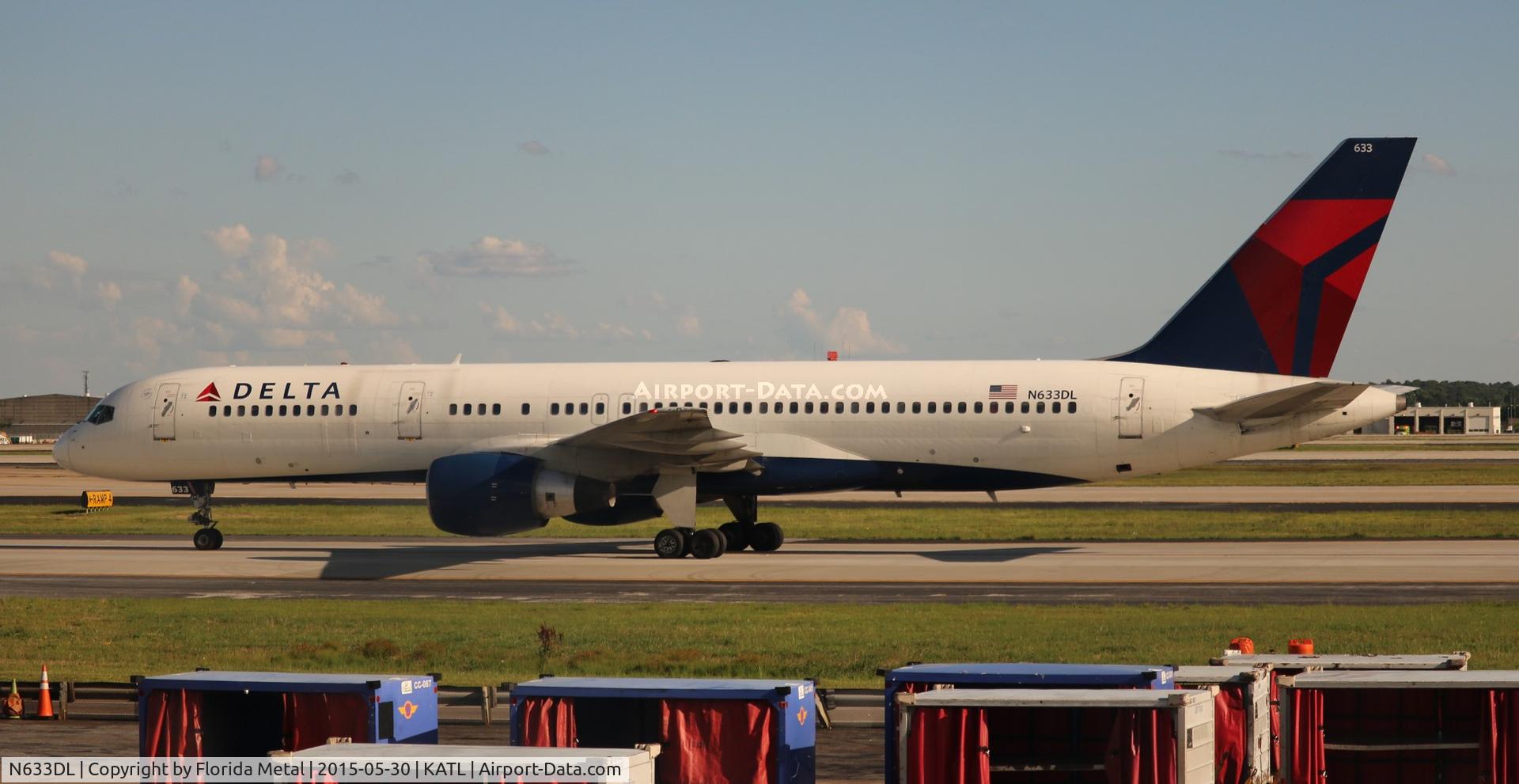 N633DL, 1987 Boeing 757-232 C/N 23614, ATL 2015