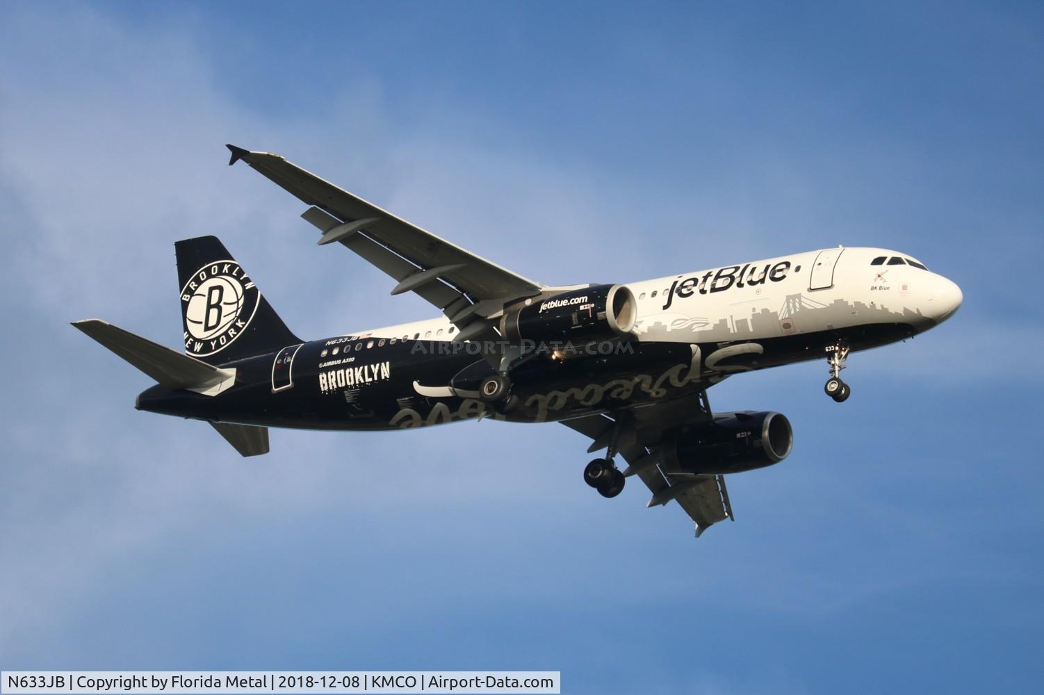 N633JB, 2006 Airbus A320-232 C/N 2671, MCO 2018