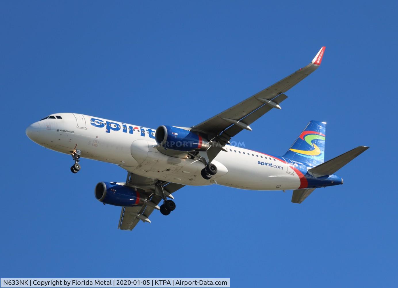 N633NK, 2014 Airbus A320-232 C/N 6345, TPA 2020