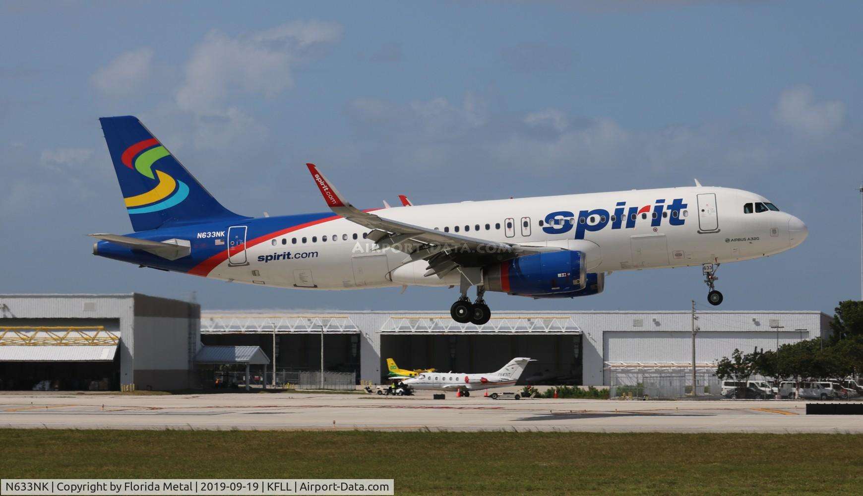 N633NK, 2014 Airbus A320-232 C/N 6345, FLL 2019