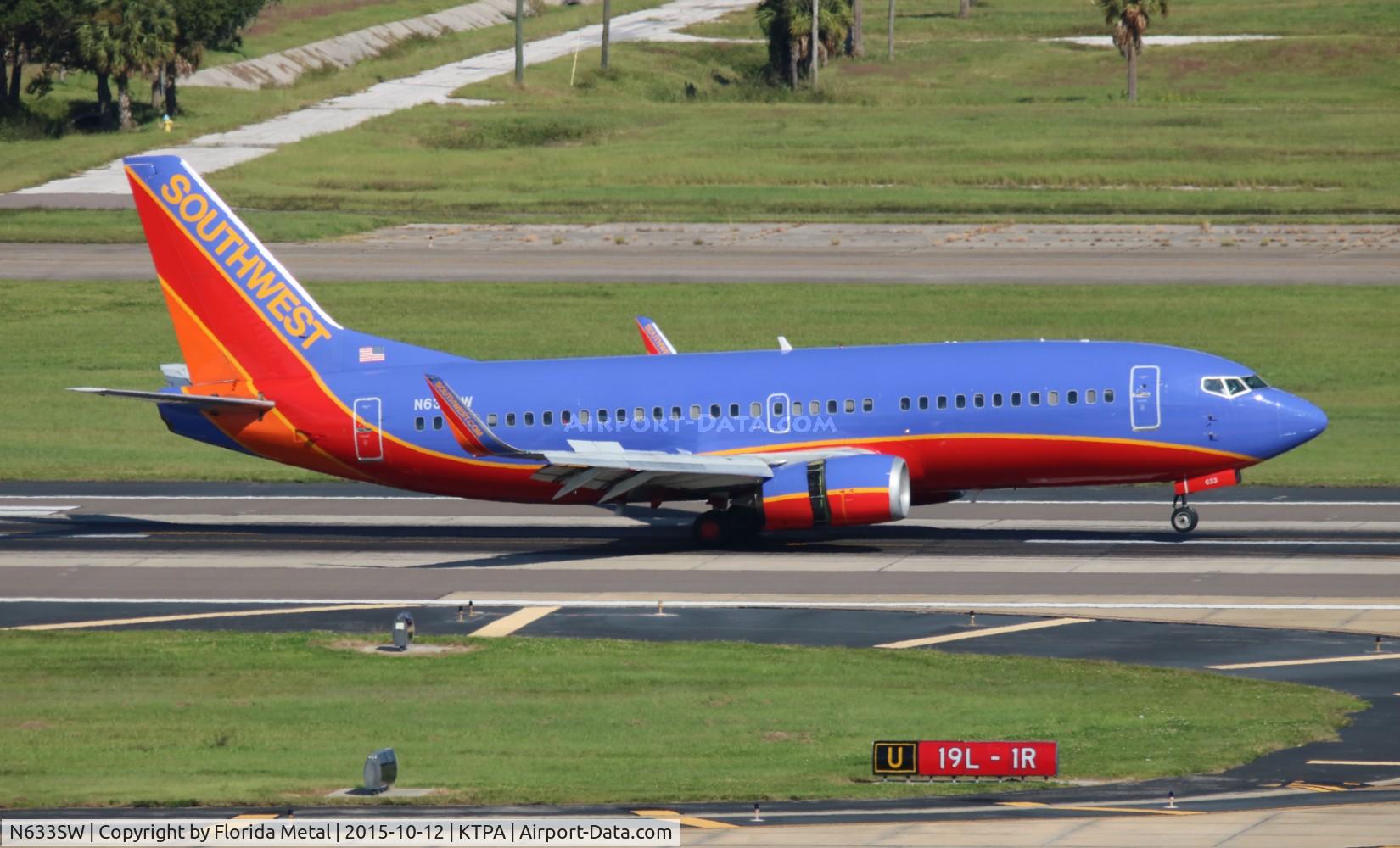 N633SW, 1996 Boeing 737-3H4 C/N 27936, TPA 2015