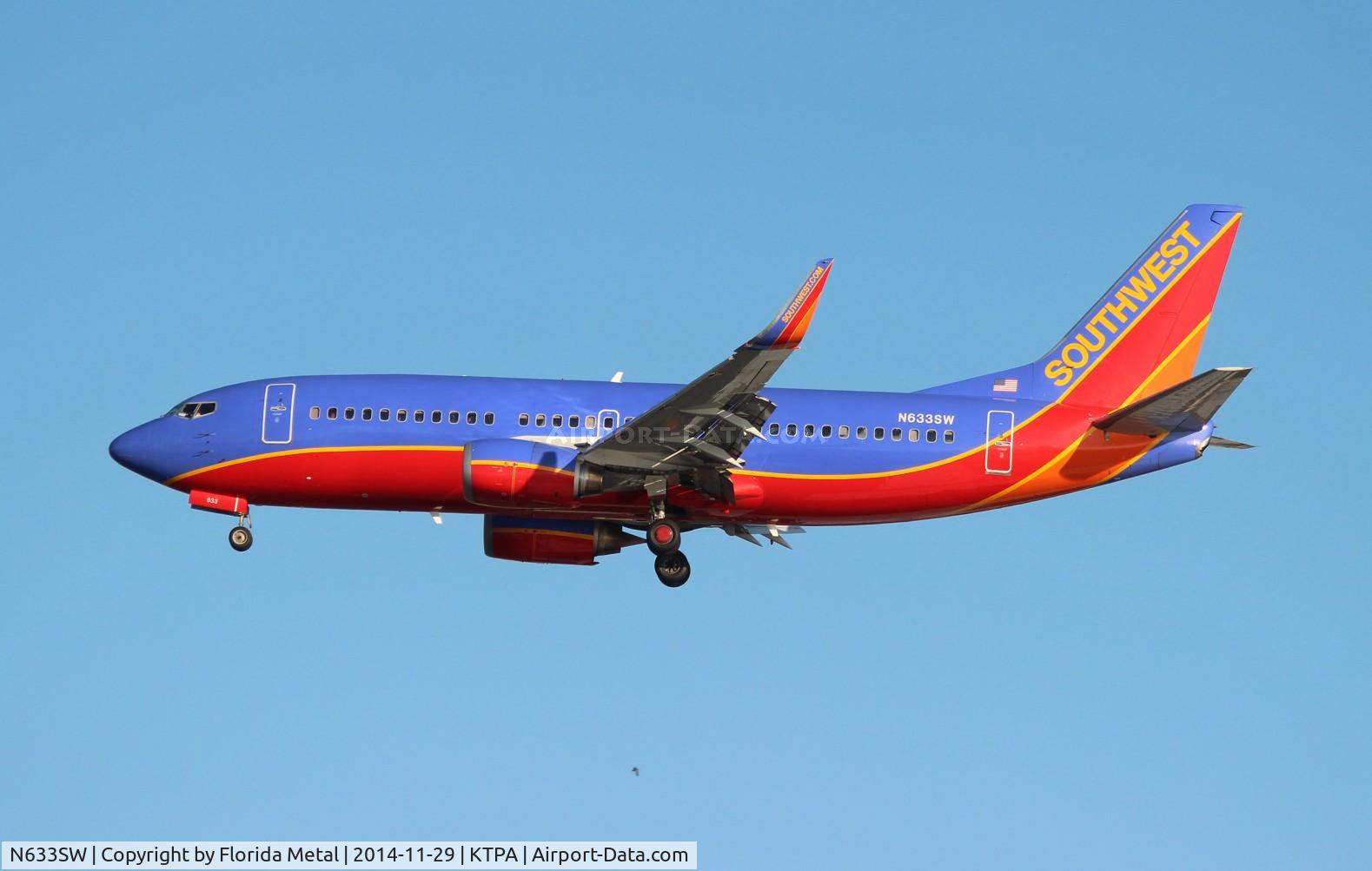 N633SW, 1996 Boeing 737-3H4 C/N 27936, TPA 2014