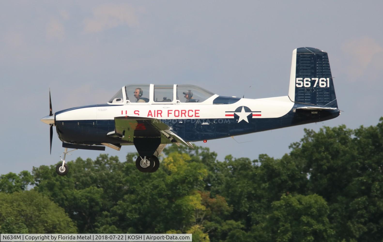 N634M, 1955 Beech T-34A Mentor Mentor C/N G-761, OSH 2018