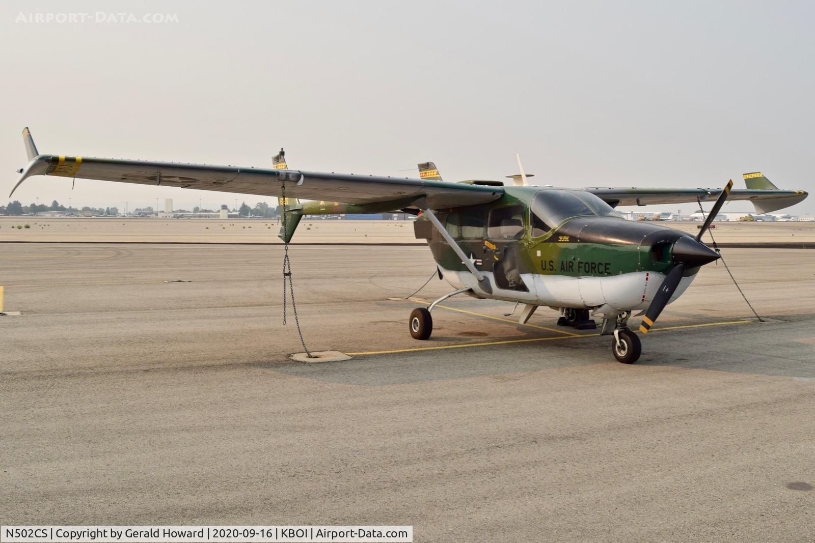 N502CS, 1966 Cessna 337A Super Skymaster C/N 337-0280, Parked on north GA ramp.