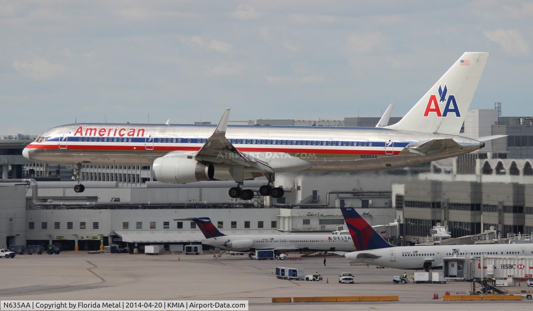 N635AA, 1990 Boeing 757-223 C/N 24593, MIA 2014