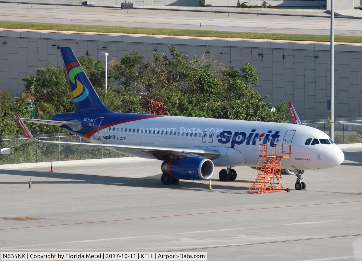 N635NK, 2014 Airbus A320-232 C/N 6383, FLL 2017