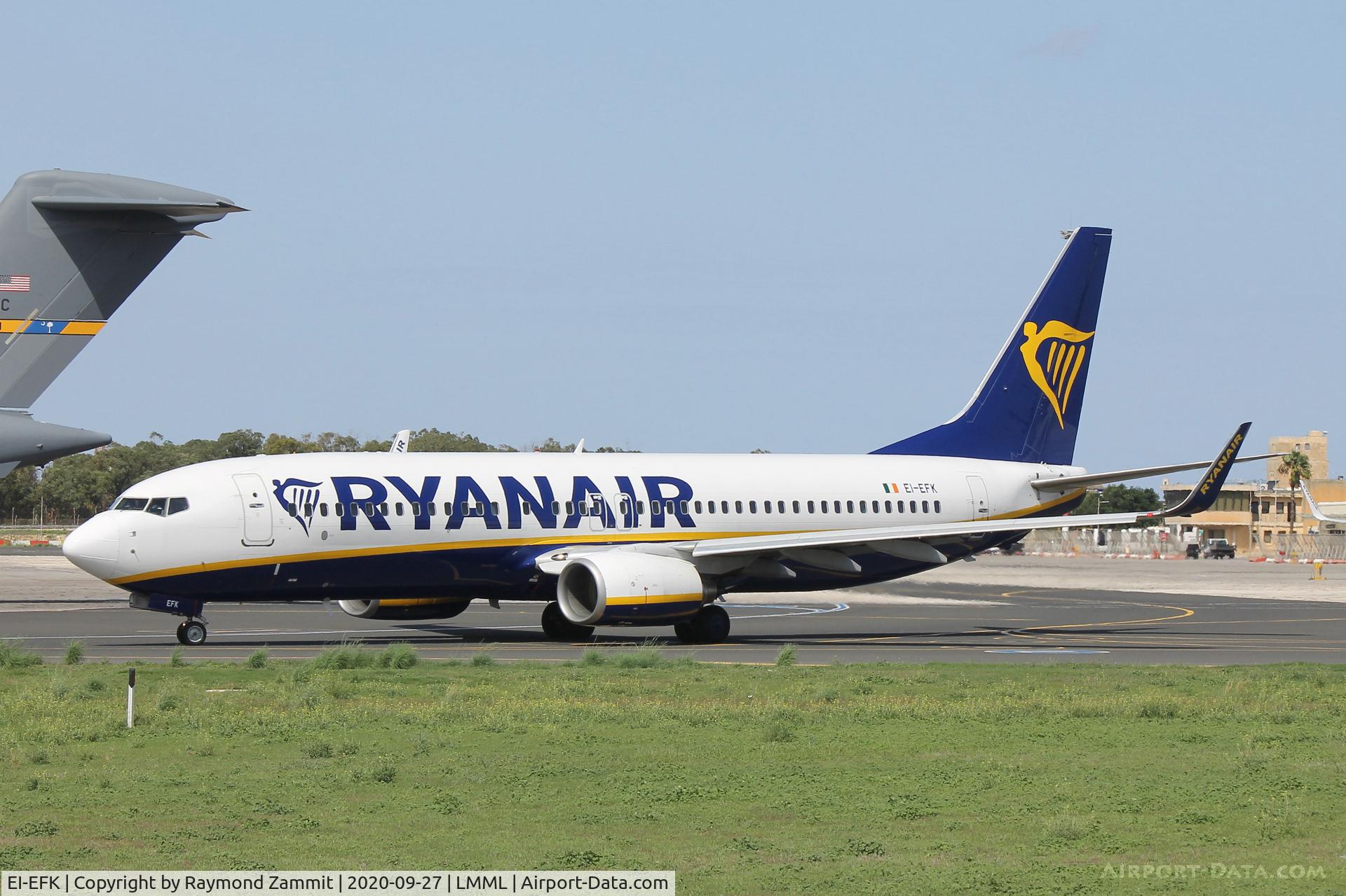 EI-EFK, 2009 Boeing 737-8AS C/N 37537, B737-800 EI-EFK Ryanair