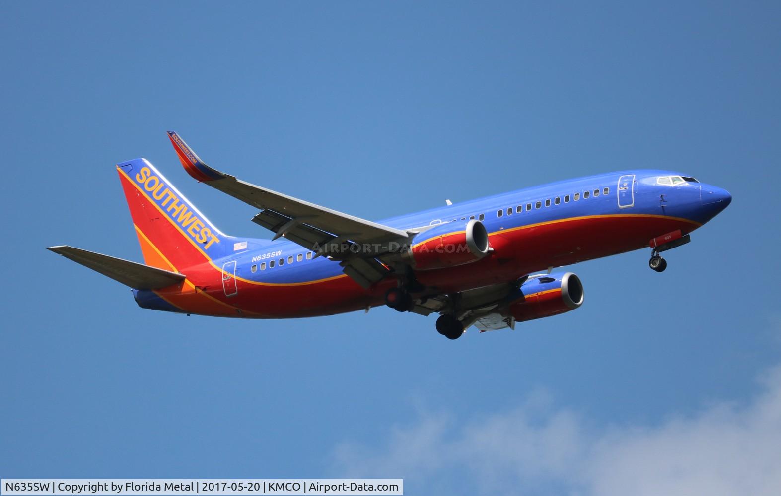 N635SW, 1996 Boeing 737-3H4 C/N 27708, MCO 2017